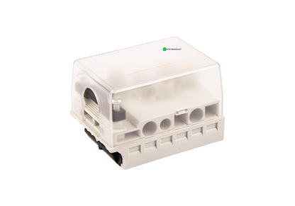 DALI-liitäntärasia 5-napainen 5G2,5mm²+2x1,5mm² lattakaapelille