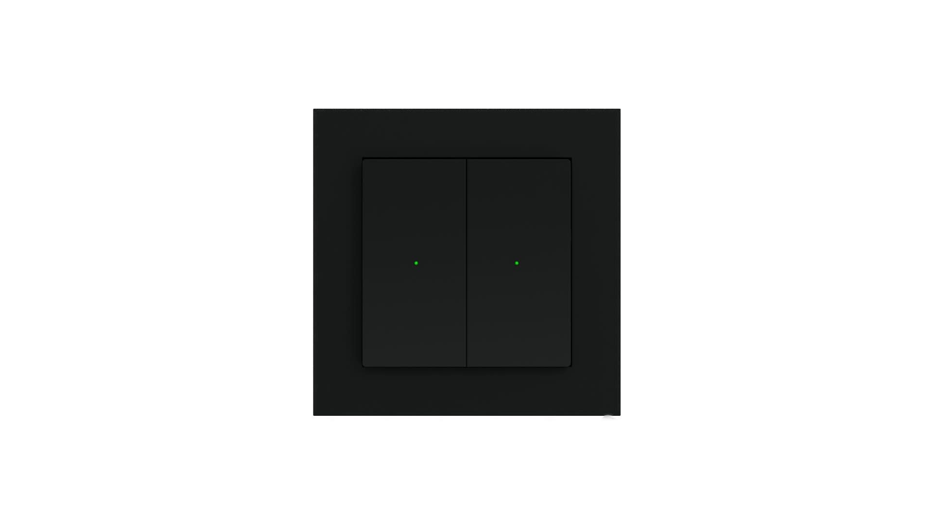 Painokytkin Z-Wave Heatit Z-Push Wall black Kuva - 2