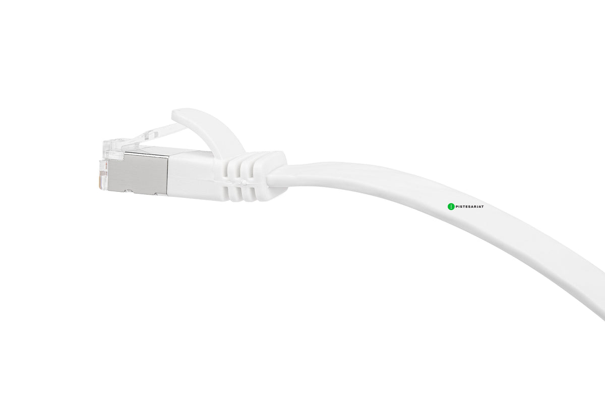 Kytkentäkaapelit RJ45-RJ45 Cat6a U/FTP Latta Valkoinen Kuva - 1