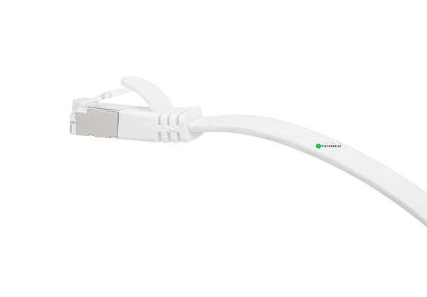 Kytkentäkaapelit RJ45-RJ45 Cat6a U/FTP Latta Valkoinen Kuva - 1