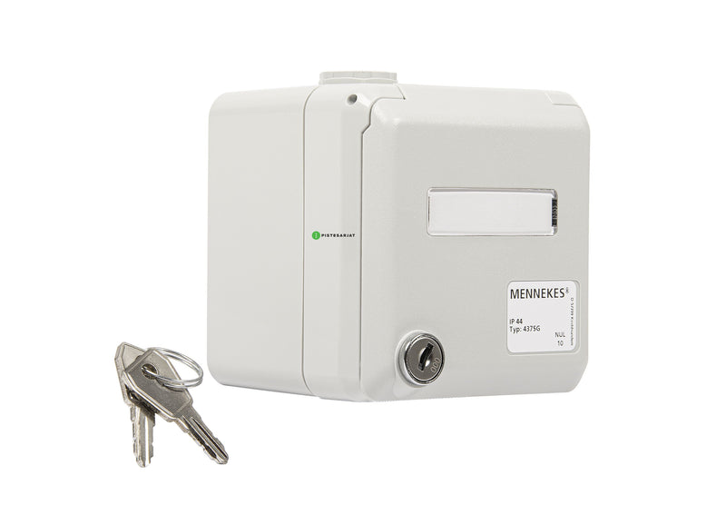 Pintarasia IP44, lukolla, EI liit. IP44 Wall Outlet Keystone 417503