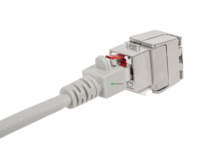 Liitin-Cat6a RJ45 STP shortbody Keystone Cat.6a työkaluton Keystone liitin Kuva - 3