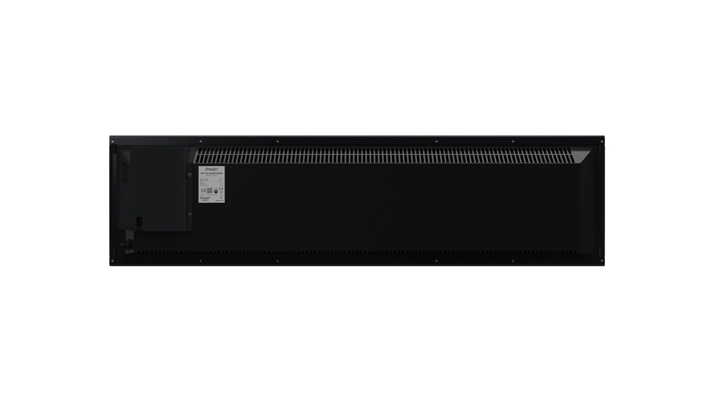 Heatit Panel WiFi Listalämmitin Musta 750-1000W Kuva - 1