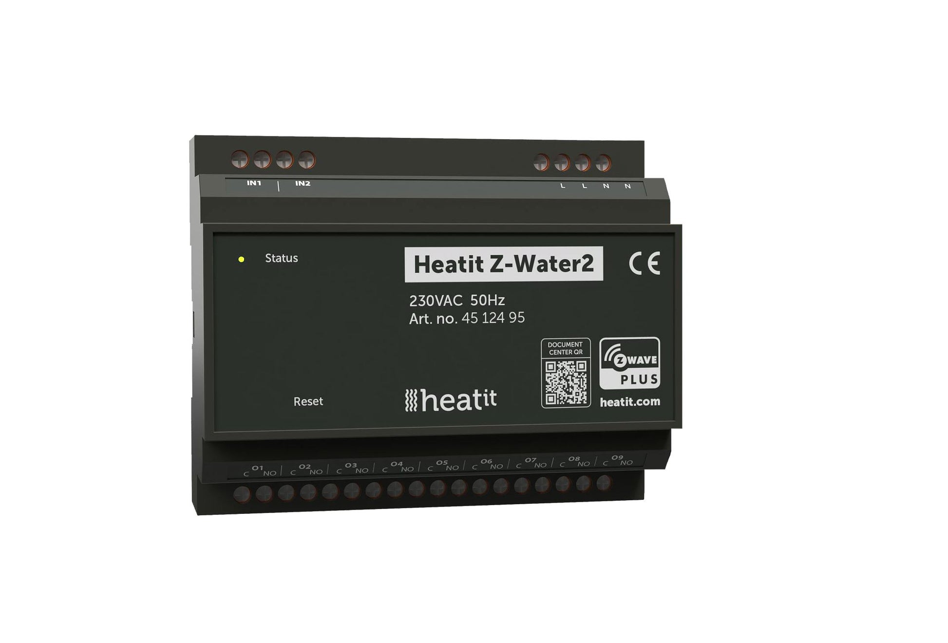 DIN-kiskosäädin Z-Wave Heatit Z-Water2