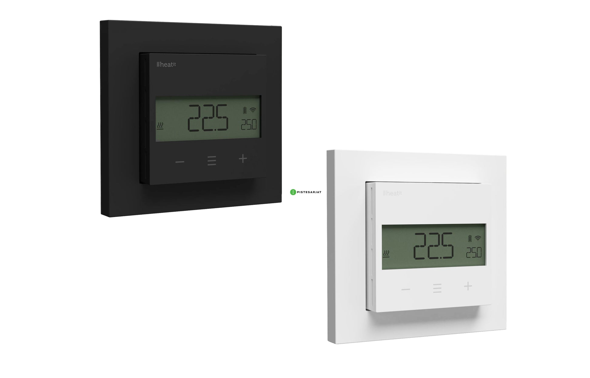 Huonetermostaatti Z-Wave heatit Z-Temp3 valkoinen / musta