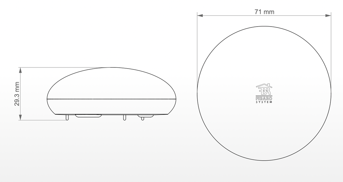 Vesivuoto sensori Fibaro flood sensor ZW5 Kuva - 1