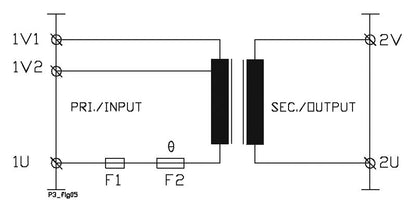 Muuntaja 24V LF 84 B / 150VA 230V Kuva - 5