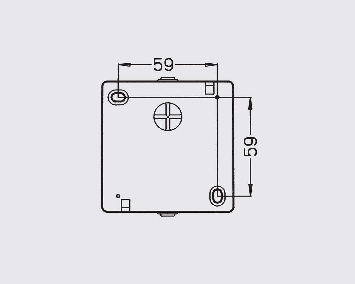 Pintarasia IP44, 2xCat6a Keystone IP44 Distribution box plastic Kuva - 6