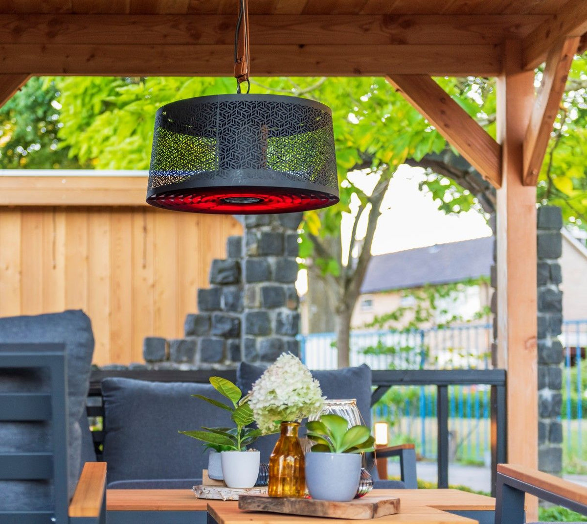 Infralämmitin Sunred Ultra Smart Moderna Artix Hanging Black 2000w IP44 Kuva - 5