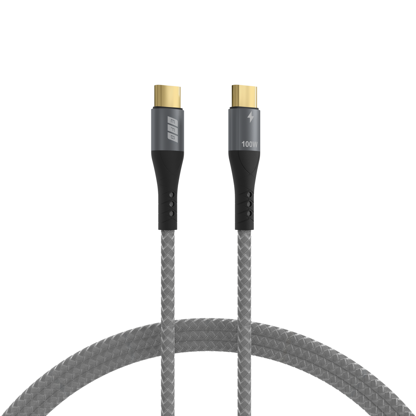 USB-C <-> USB-C -kaapelit, 0,5-3m, 100W Kuva - 1
