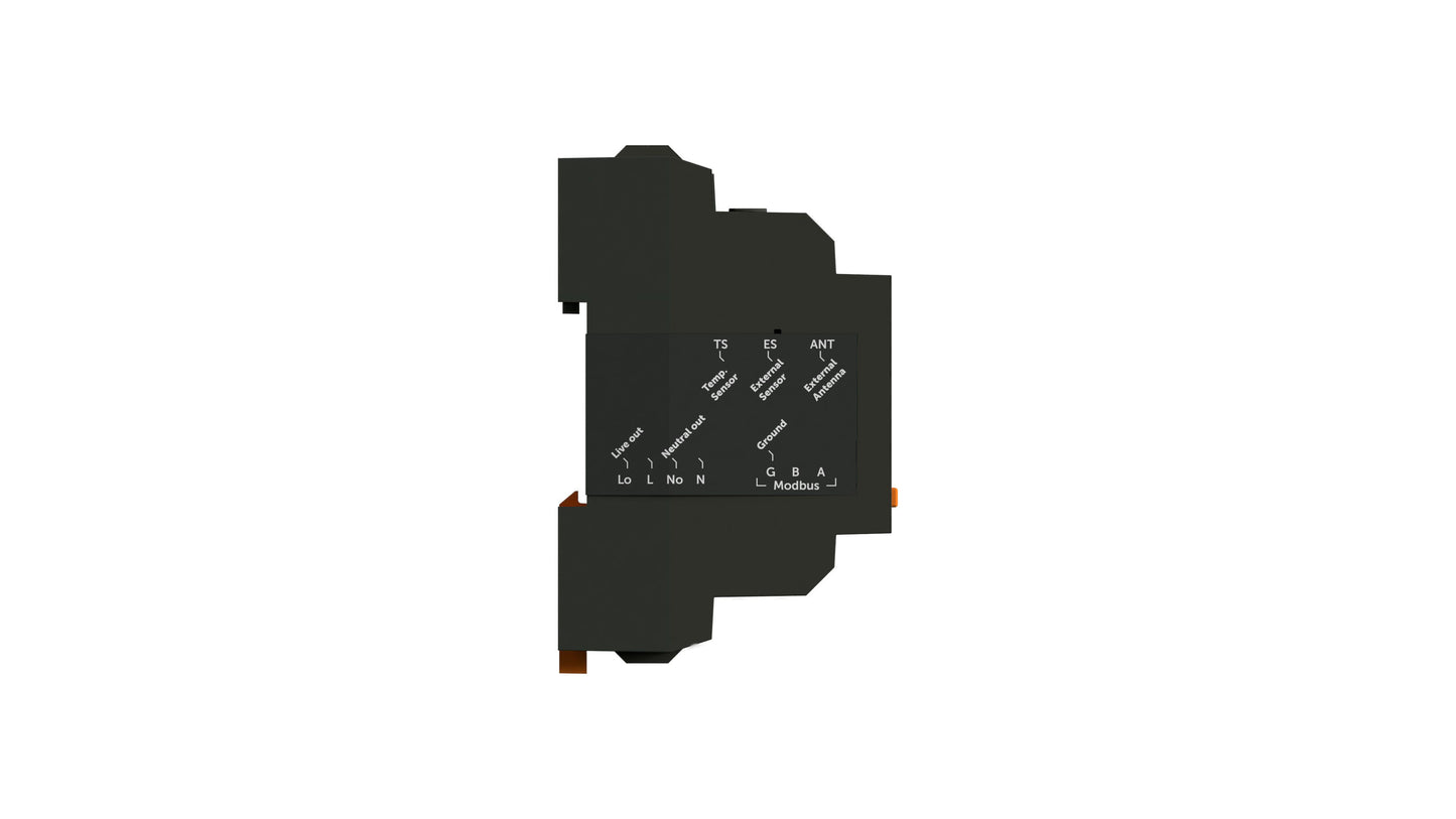 Yhdistelmätermostaatti Z-Wave Heatit DIN Smart 16A Modbus Kuva - 2