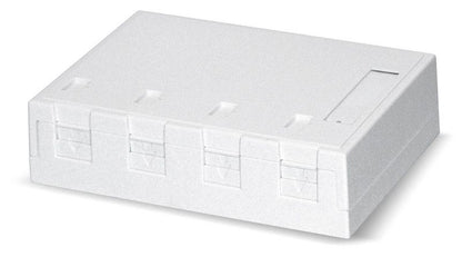 Pintarasia, 4xRJ45, Ei liit., pölys Surface mount box 4x Keystone Kuva - 2