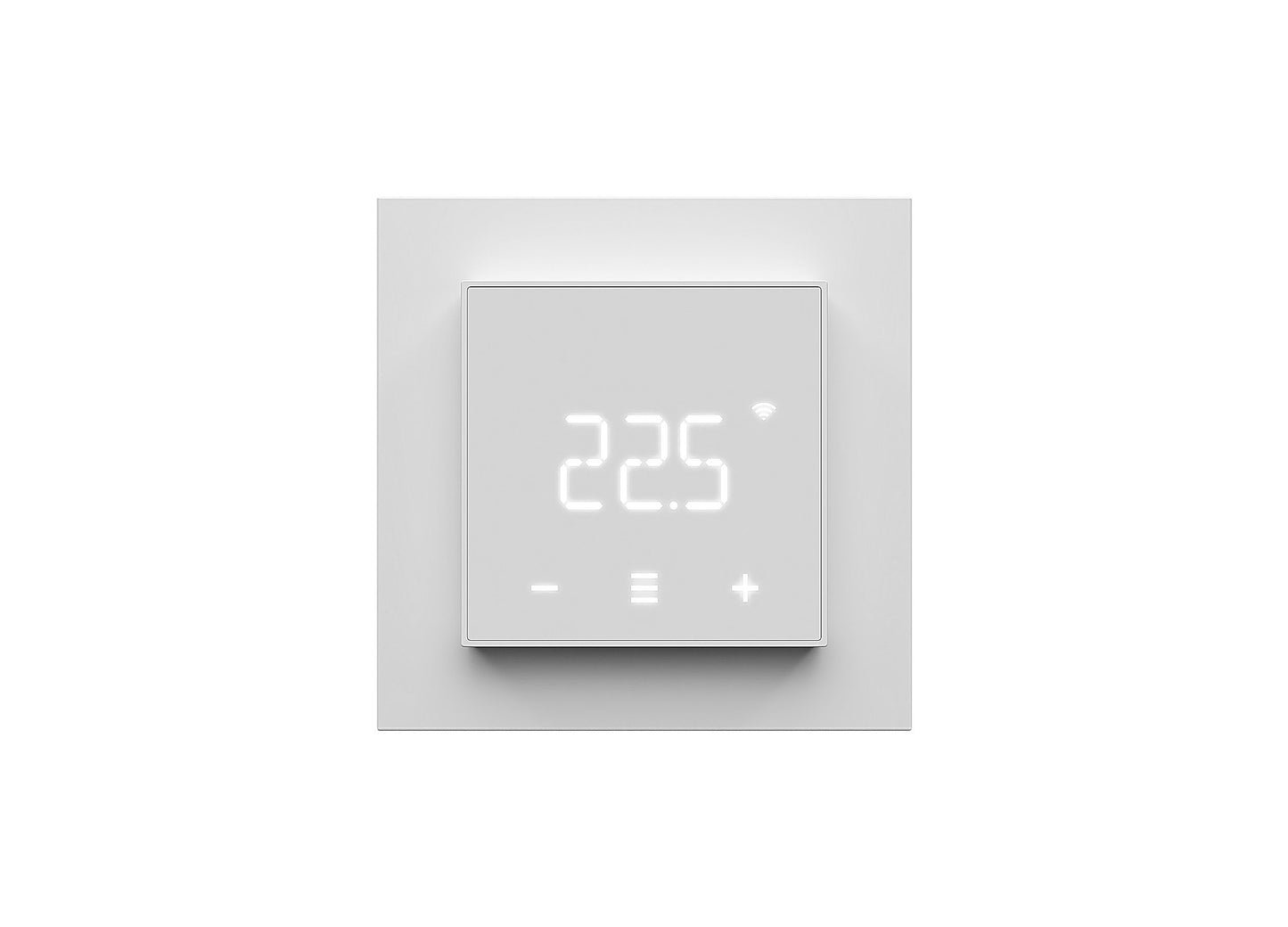 Älytermostaatti Heatit WiFi7 BLE 16A valkoinen / musta Kuva - 1