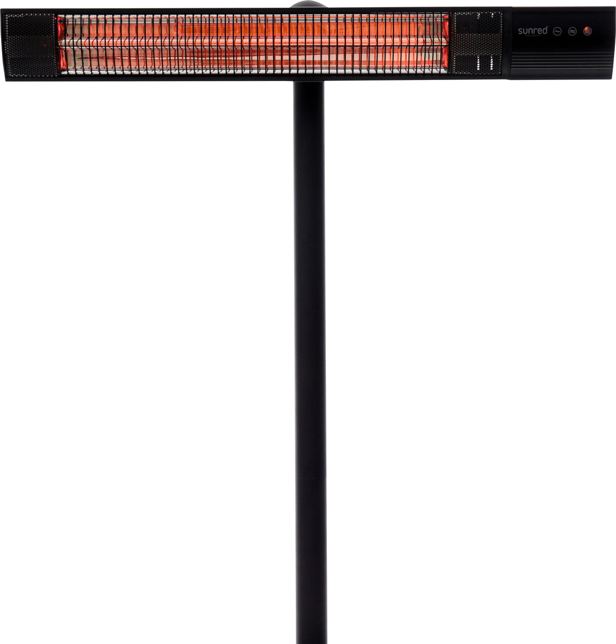 Infralämmitin Sunred Dark Standing Black 2500w IP55 Kuva - 1