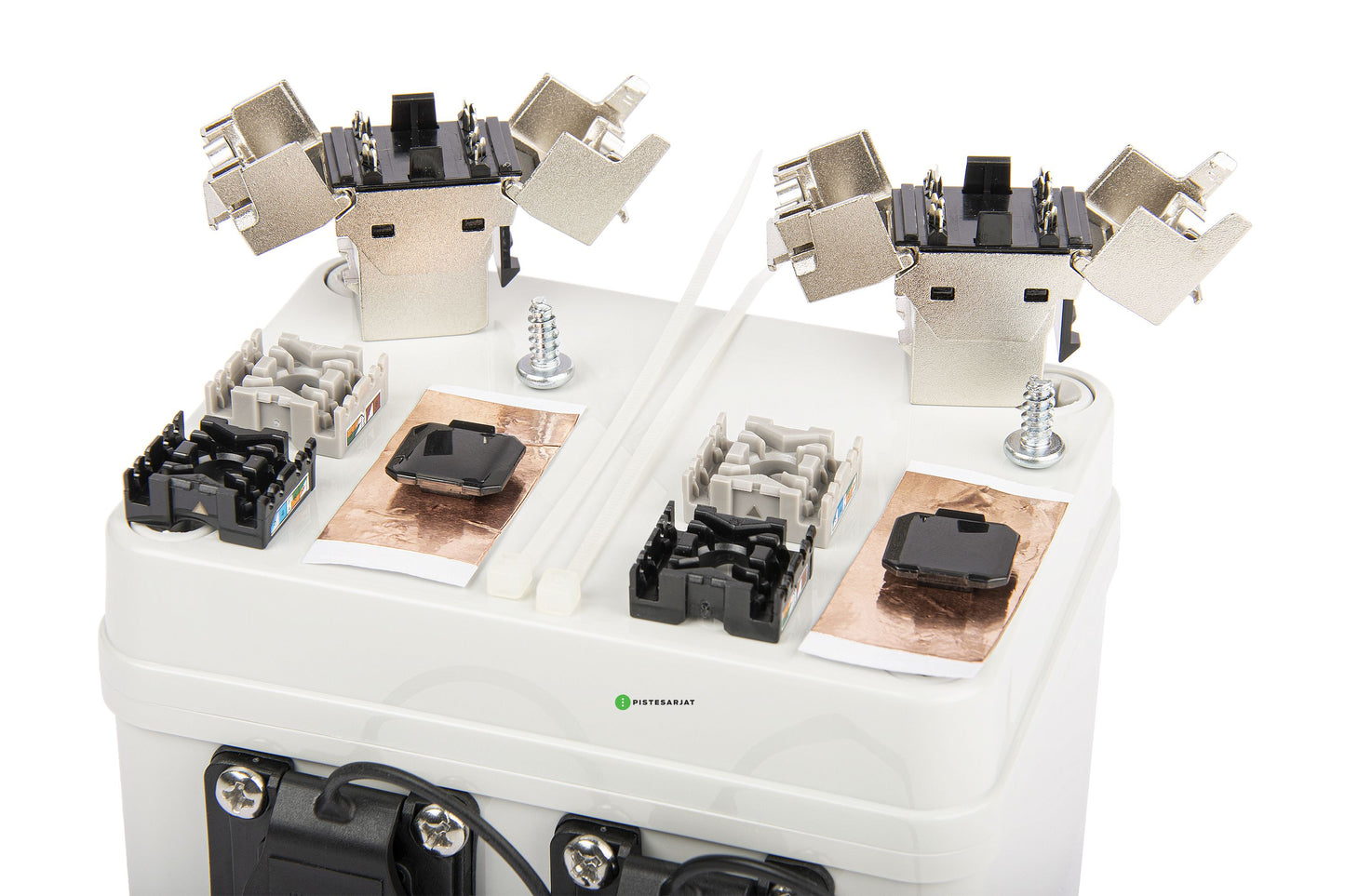 Pintarasia IP67, 2xCat6a Keystone IP67 Distribution box plastic Kuva - 4