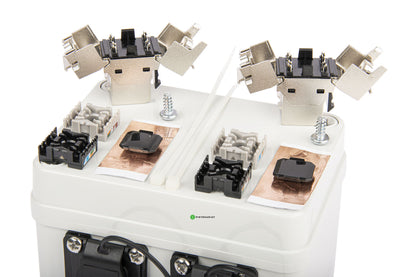 Pintarasia IP67, 2xCat6a Keystone IP67 Distribution box plastic Kuva - 4