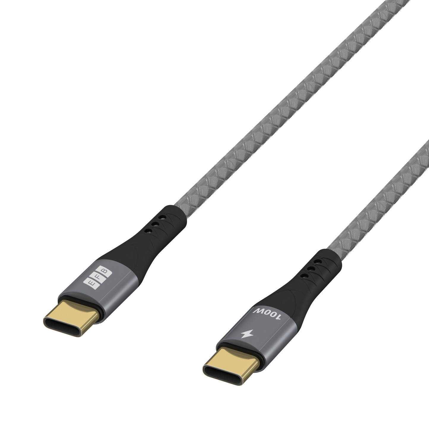 USB-C <-> USB-C -kaapelit, 0,5-3m, 100W