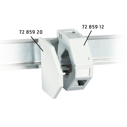Kytkentäkotelo, runko DIN-kisko Adapterirunko Keystone-liittimille  Kuva - 3