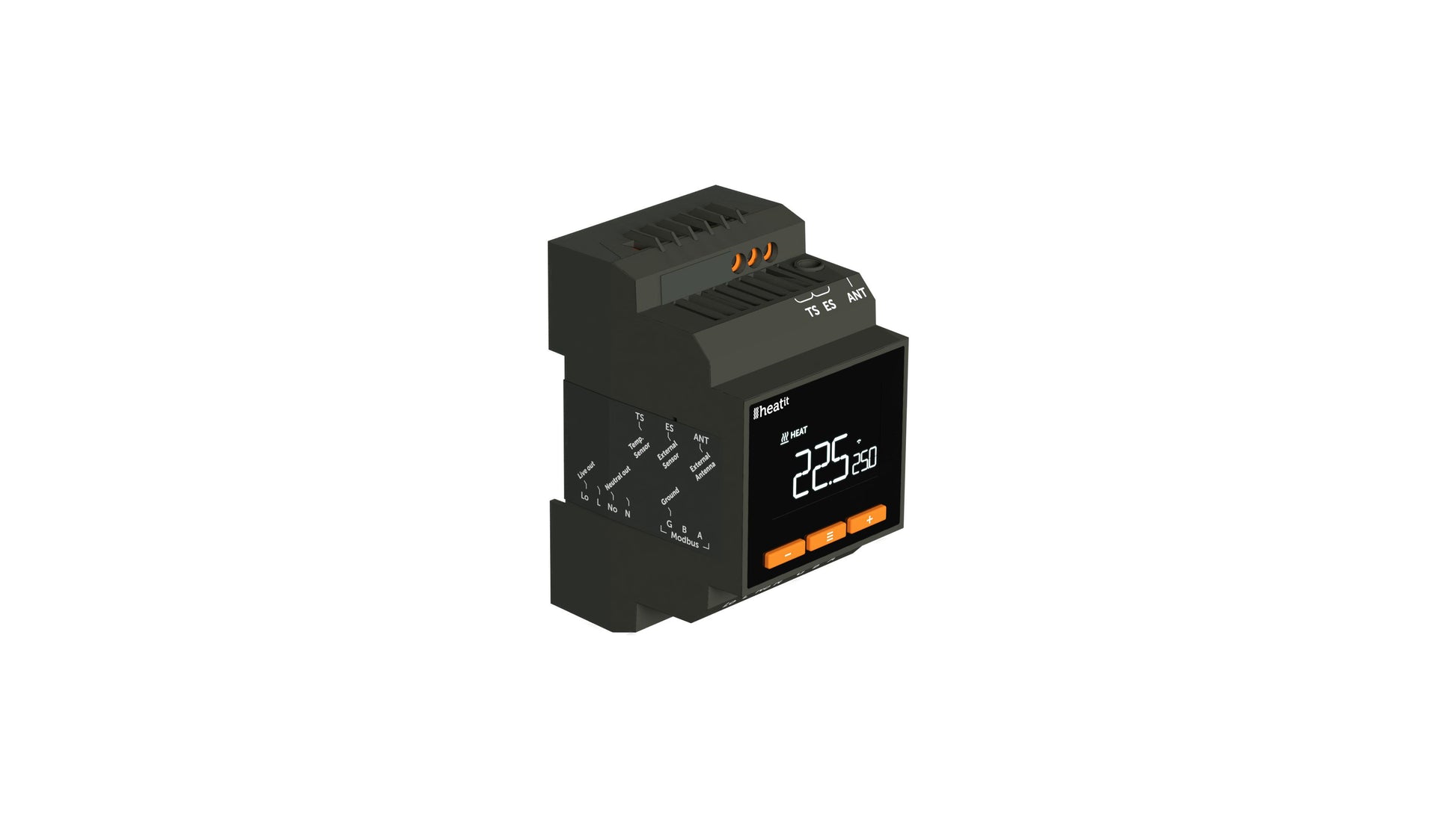 Yhdistelmätermostaatti Z-Wave Heatit DIN Smart 16A Modbus Kuva - 5
