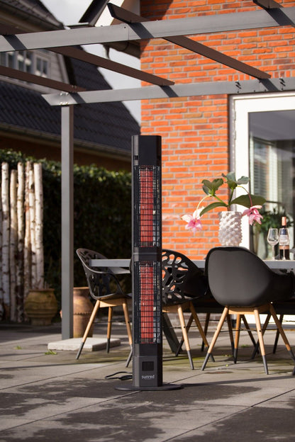 Infralämmitin Sunred Dark Valencia lounge Black 3000w IP55 Kuva - 8