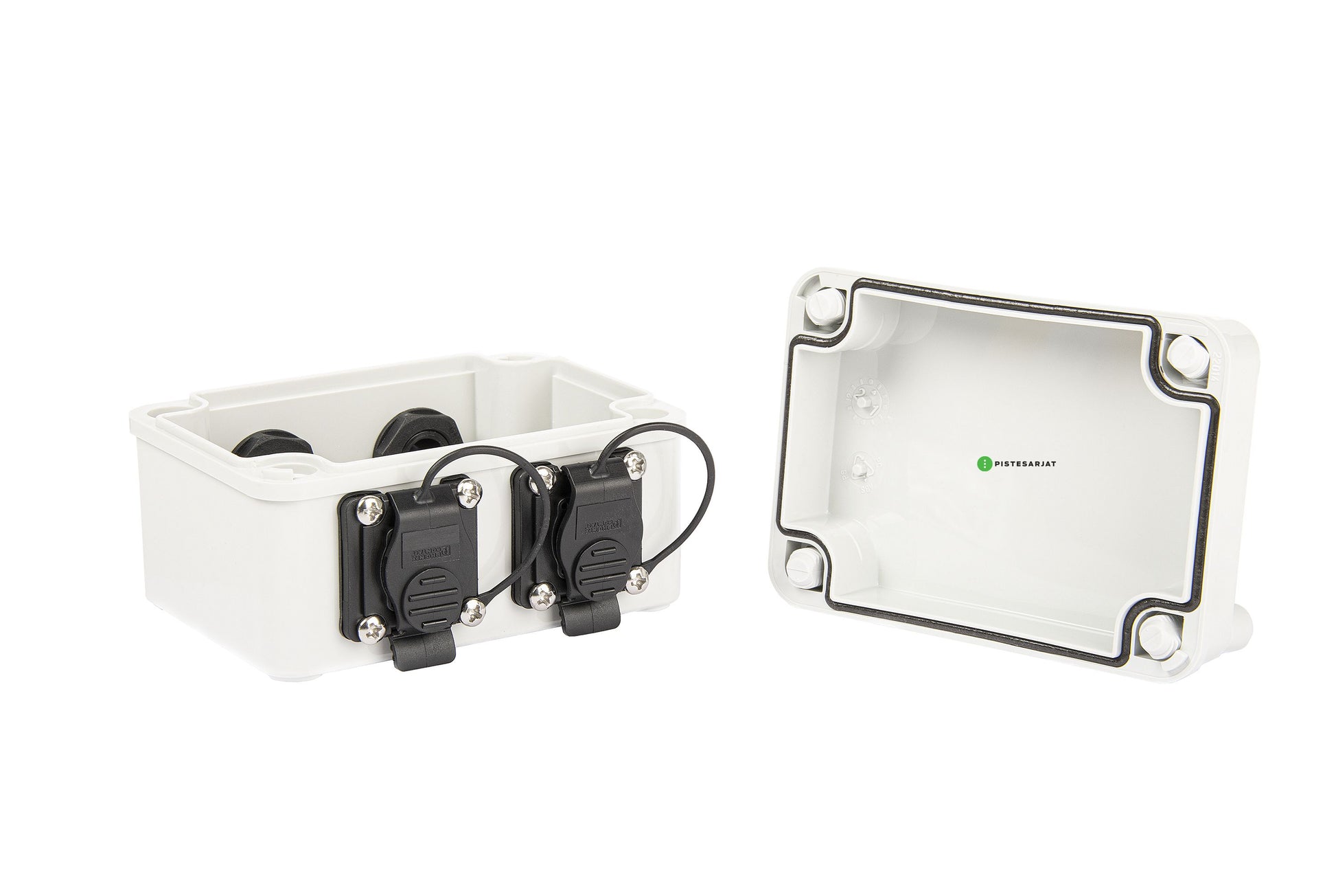 Pintarasia IP67, 2xCat6a Keystone IP67 Distribution box plastic Kuva - 2