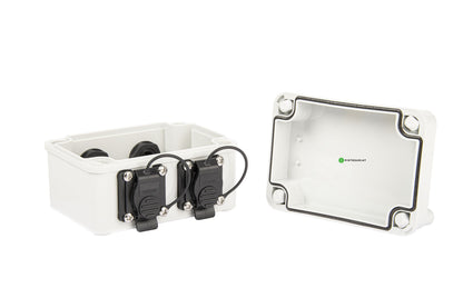 Pintarasia IP67, 2xCat6a Keystone IP67 Distribution box plastic Kuva - 2