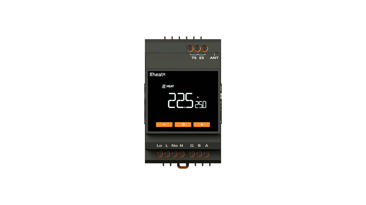 Yhdistelmätermostaatti Z-Wave Heatit DIN Smart 16A Modbus Kuva - 1