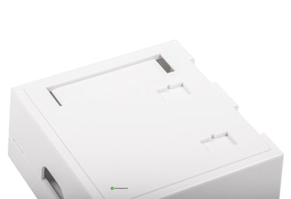 Pintarasia, 2xRJ45, Ei liit., pölys Surface mount box 2x Keystone Kuva - 1