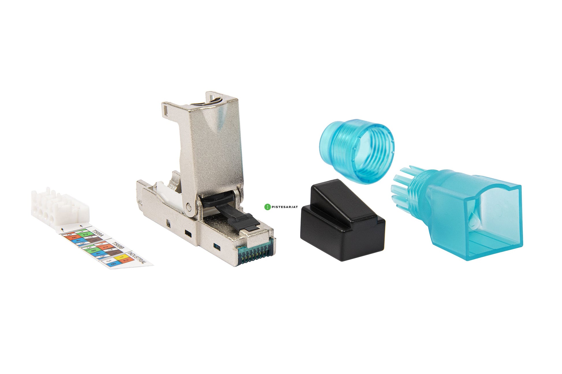 Liitin-Cat6a RJ45, urosliitin Cat.6a RJ45 field plug työkaluton Kuva - 1