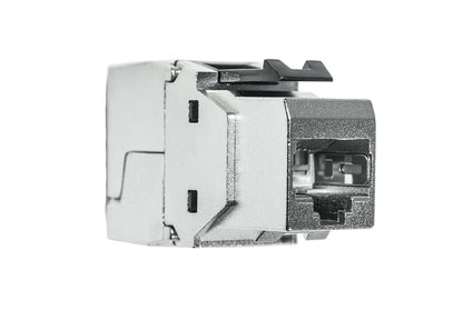 Liitin-Cat6a RJ45 STP Keystone Cat.6a STP,työkaluton EFB (12kpl/pkt)