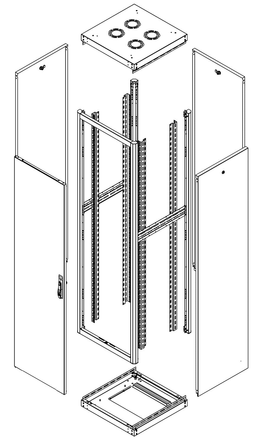 PST RACK Lattiakaapit 12-47U Kuva - 10