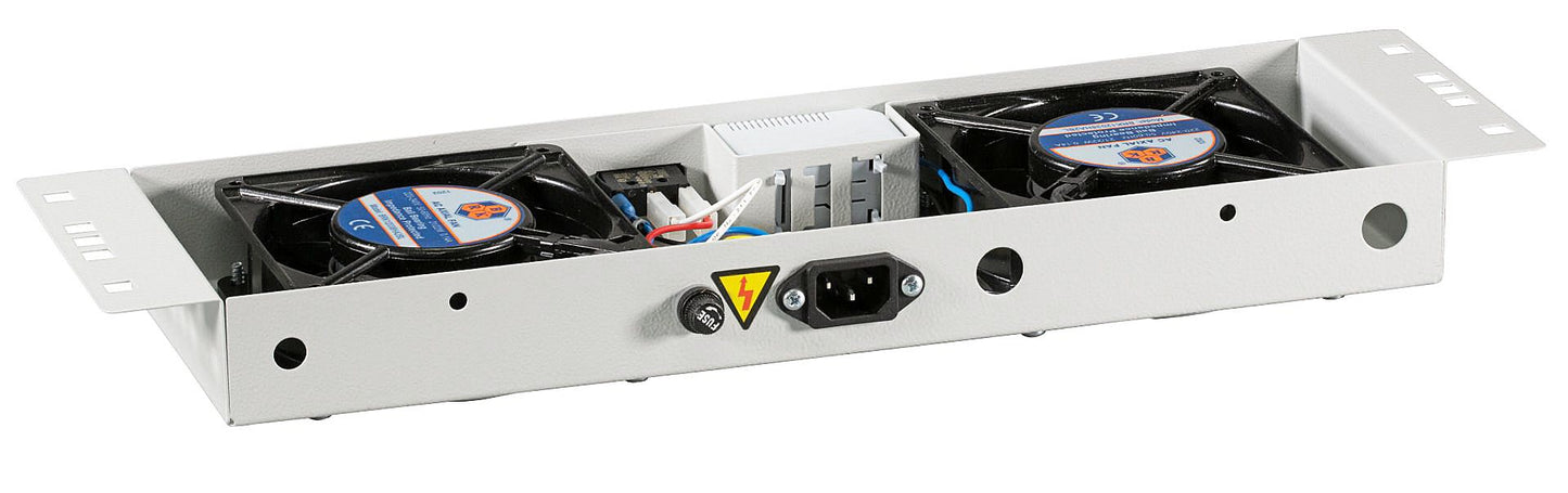 Tuuletin moduli seinäkaappiin 2 puhallinta + termostaatti Kuva - 1