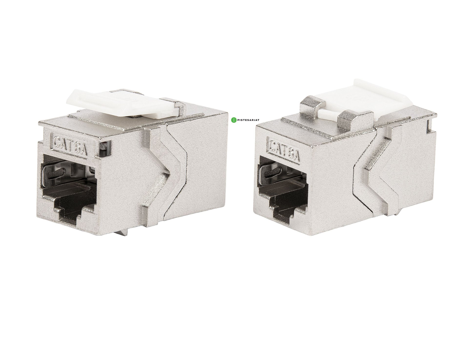 Liitin-Cat6a, RJ45-RJ45 Keystone jatko Cat.6a RJ45-RJ45 Keystone jatko STP