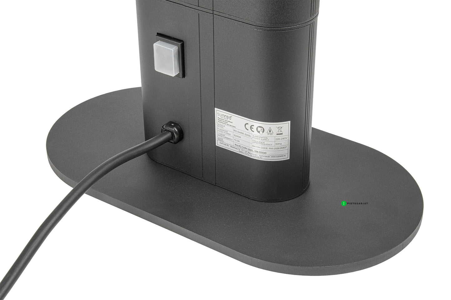 Infralämmitin Sunred Dark Valencia lounge Black 3000w IP55 Kuva - 5