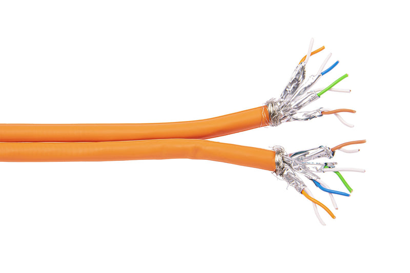 Tietoverkkokaapeli-Cat7 SLAN 1000 siam Dca Cat.7 S/FTP 2x4P siam FRNC/LS0H Dca