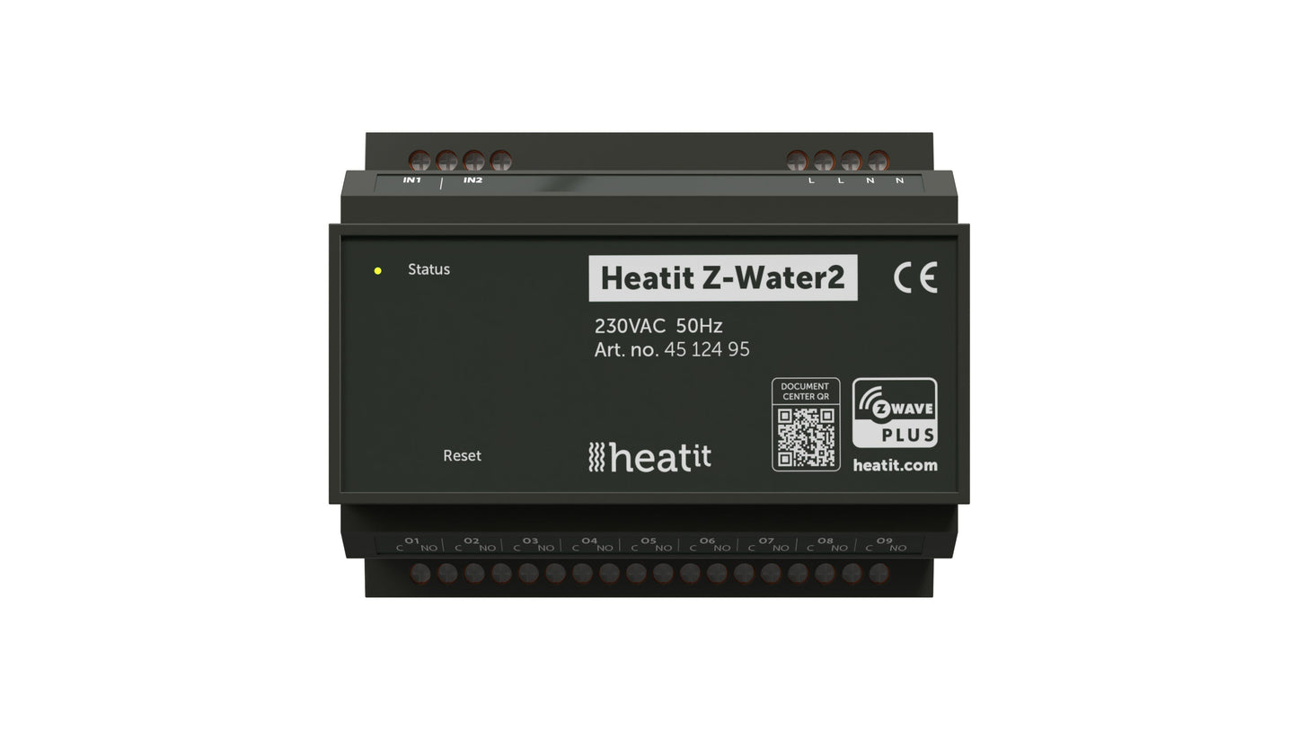 DIN-kiskosäädin Z-Wave Heatit Z-Water2 Kuva - 1