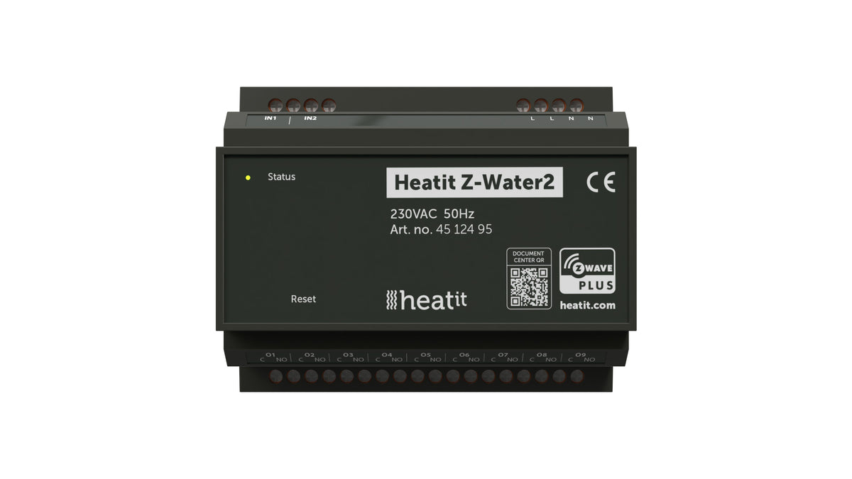DIN-kiskosäädin Z-Wave Heatit Z-Water2 Kuva - 1