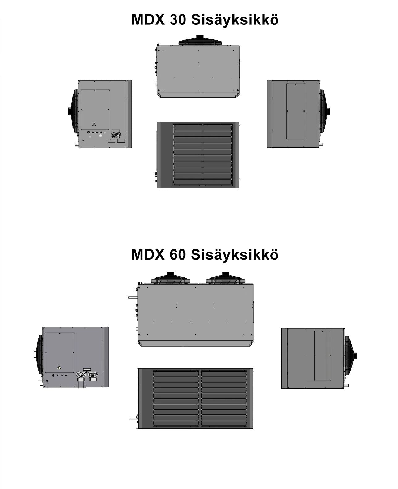Ilmalämpöpumput Mistral MDX 27-54kW  Kuva - 1