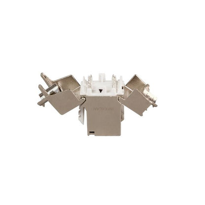 Liitin-Cat6a RJ45 STP Keystone, SLIM Cat.6a STP SLIM, työkaluton EFB Kuva - 3