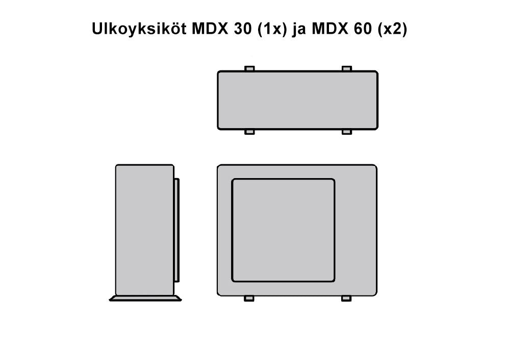 Ilmalämpöpumput Mistral MDX 27-54kW  Kuva - 2