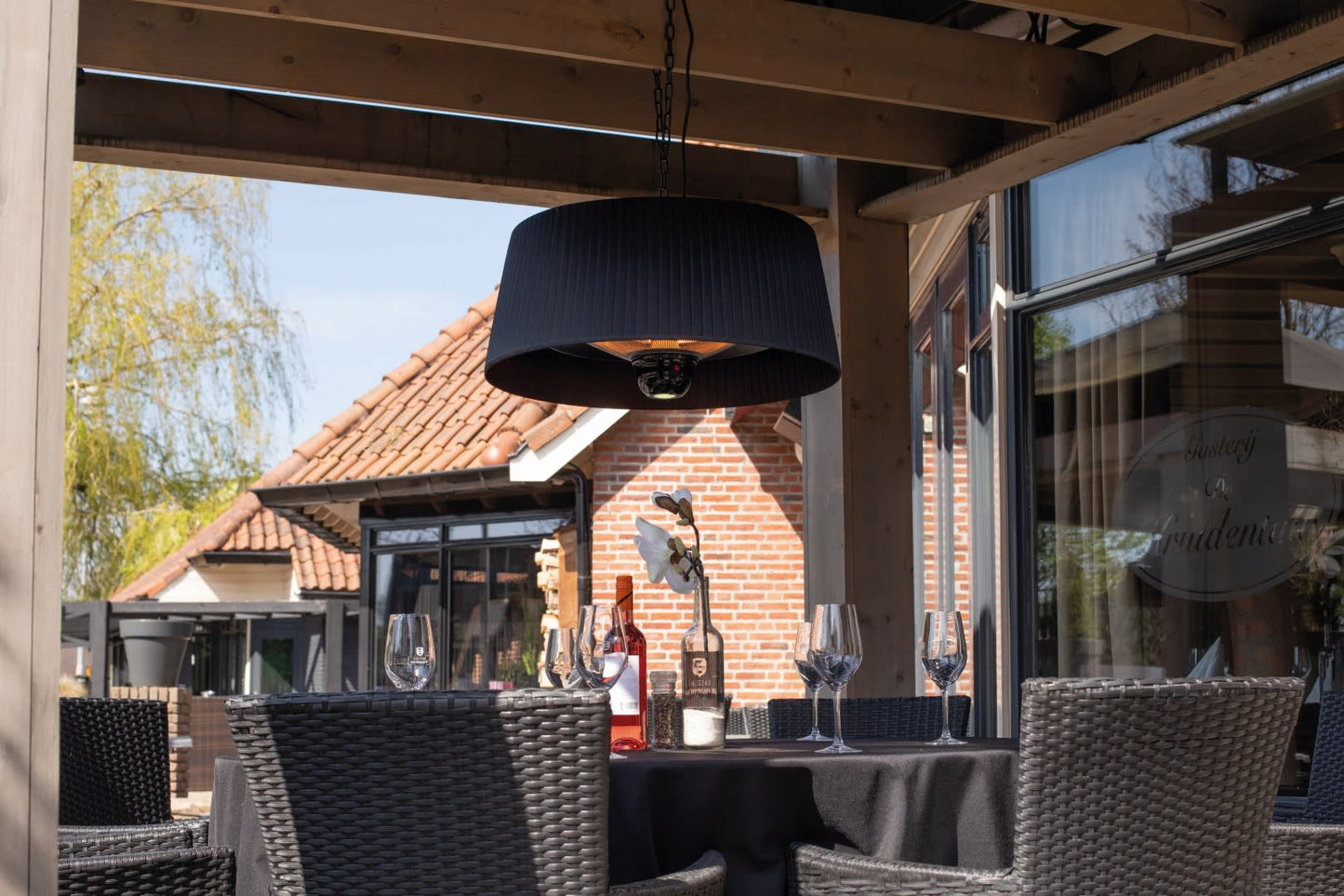Infralämmitin Sunred Bright Artix Hanging Black 1800w IP24 Kuva - 5