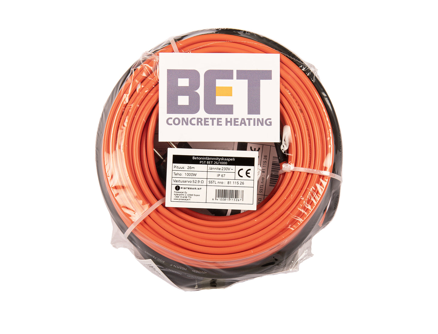 Betoninlämmityskaapelit 3,3 - 85 m 130 - 3200 W Kuva - 4