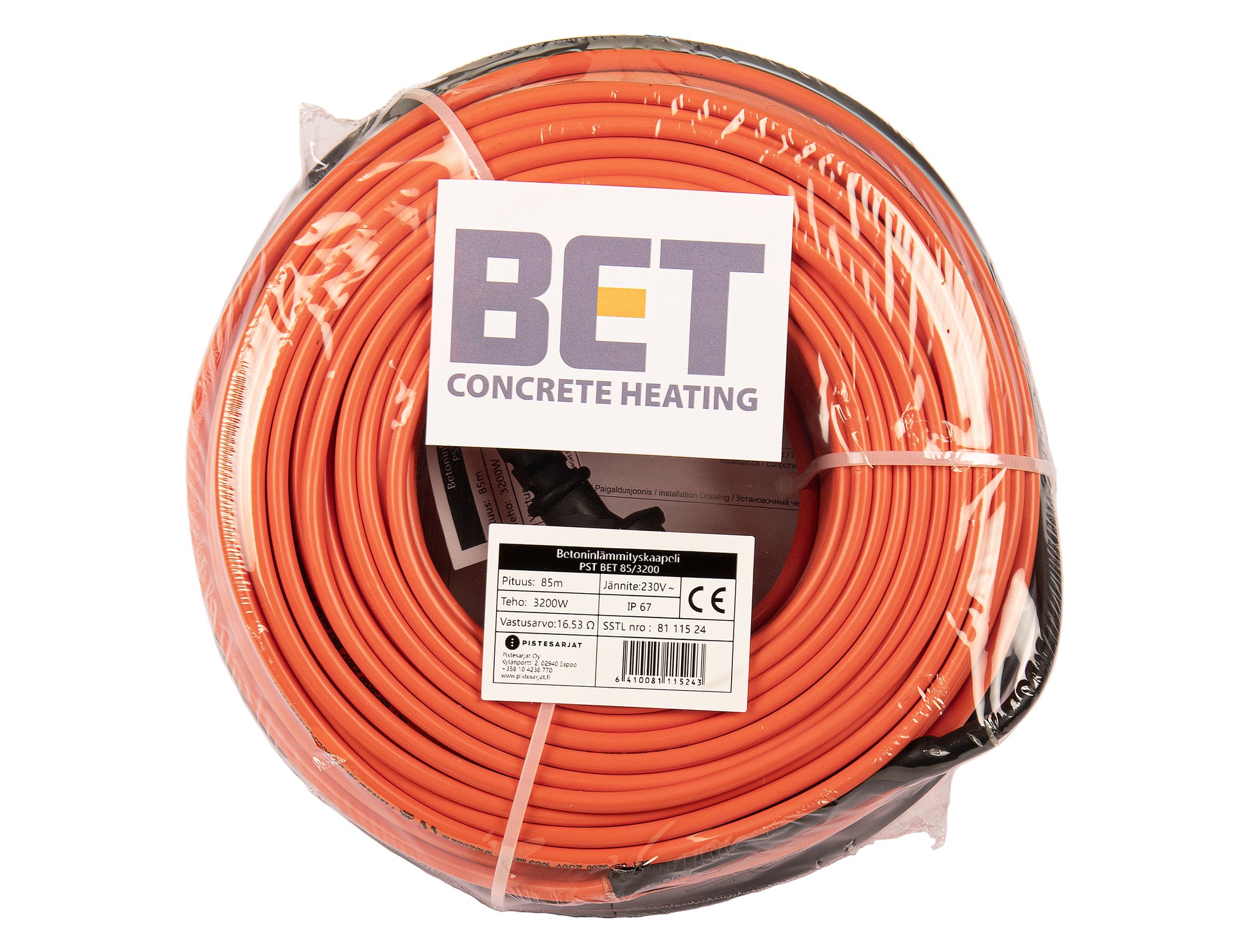 Betoninlämmityskaapelit 3,3 - 85 m 130 - 3200 W Kuva - 7