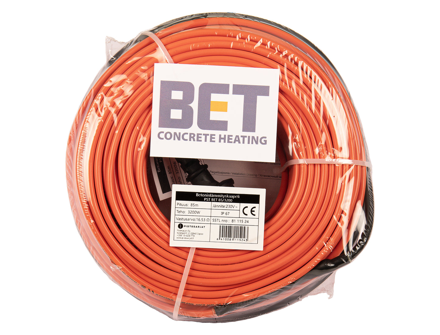 Betoninlämmityskaapelit 3,3 - 85 m 130 - 3200 W Kuva - 7