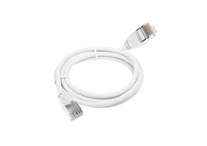 Kytkentäkaapeli-Cat6a Ultraflex 4mm RJ45-RJ45 Cat.6a U/FTP Valkoinen