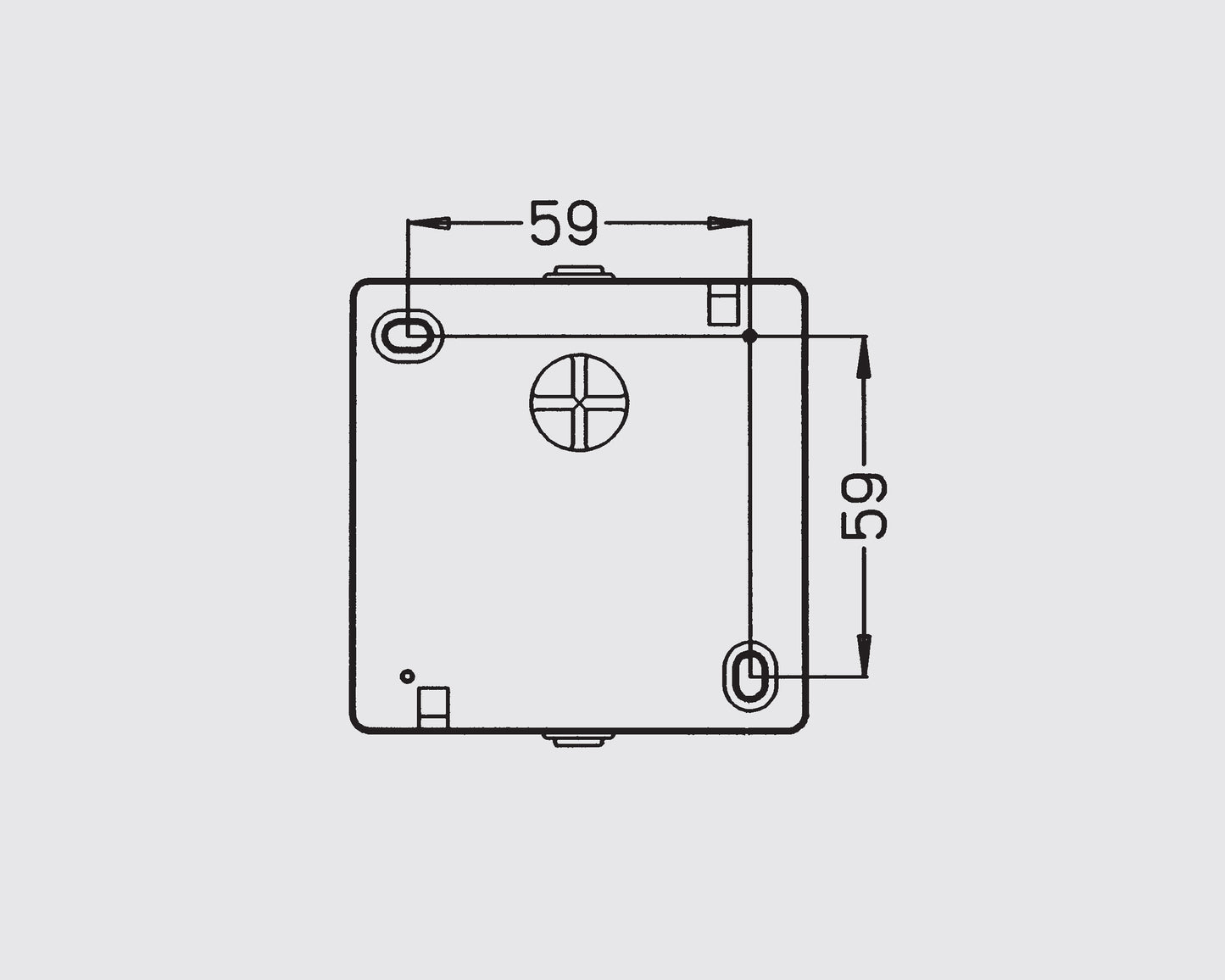 Pintarasia IP44, 2xCat6a Keystone IP44 Distribution box plastic Kuva - 6
