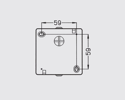 Pintarasia IP44, 2xCat6a Keystone IP44 Distribution box plastic Kuva - 6