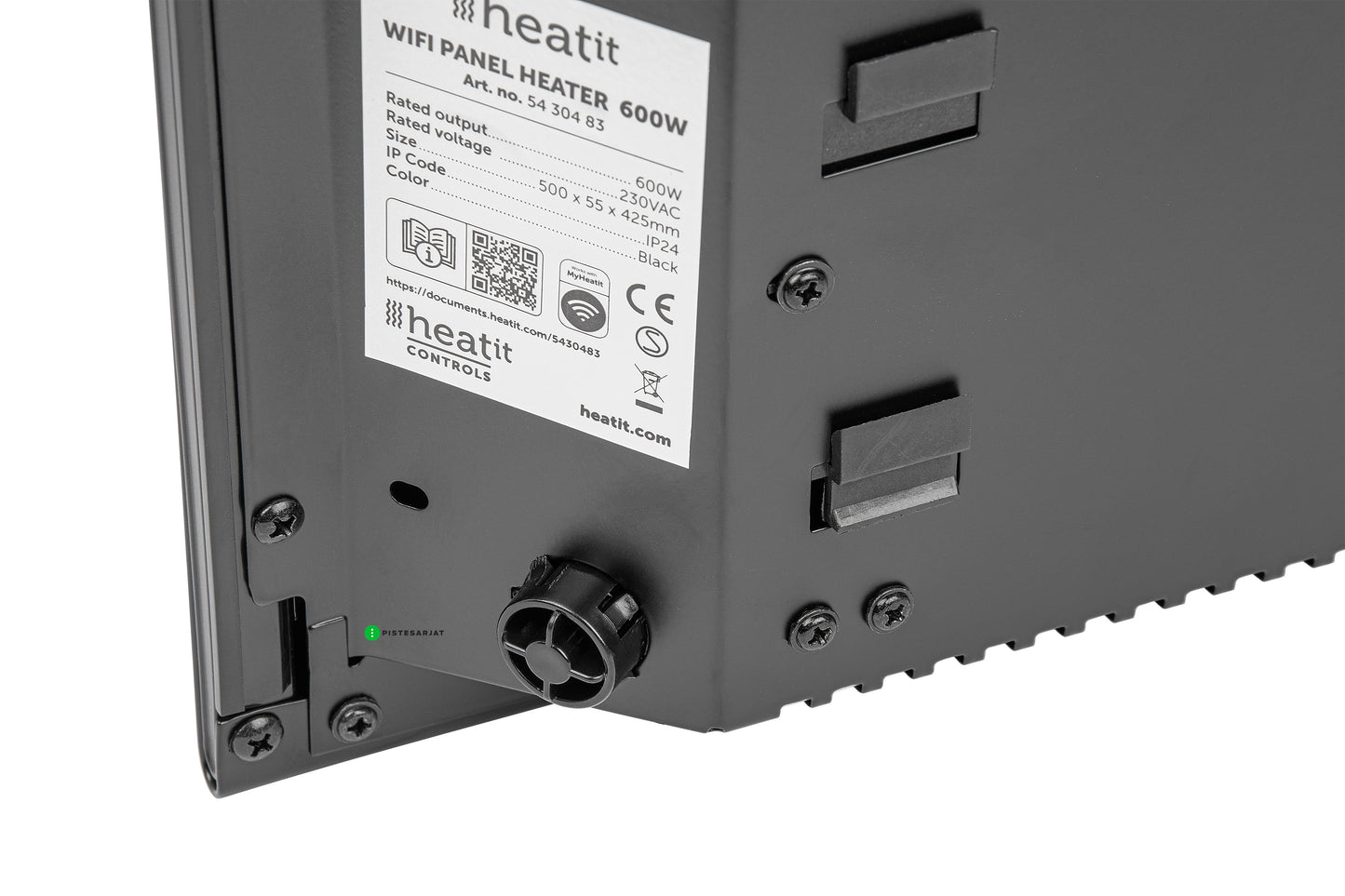 Heatit Panel WiFi Tasolämmitin Musta 400-1500W Kuva - 6