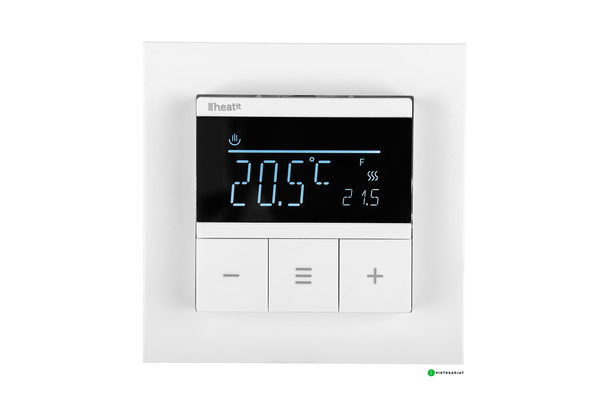 Yhdistelmätermostaatti Heatit Pro valkoinen / musta Kuva - 1