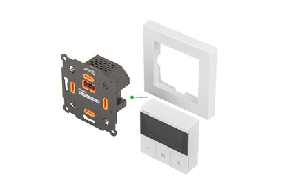 Yhdistelmätermostaatti Heatit Pro valkoinen / musta Kuva - 4